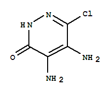 3(2H)-pyridazinone, 4,5-diamino-6-chloro- Structure,28682-71-5Structure