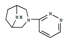 3,8-Diazabicyclo[3.2.1]octane,3-(3-pyridazinyl)-(9ci) Structure,286944-34-1Structure