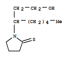 2-Pyrrolidinethione, 1-[1-(2-hydroxyethyl)hexyl]- Structure,289636-50-6Structure