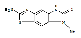 6H-imidazo[4,5-f]benzothiazol-6-one,2-amino-5,7-dihydro-7-methyl-(9ci) Structure,294867-12-2Structure