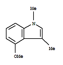 1H-indole,4-methoxy-1,3-dimethyl-(9ci) Structure,300679-77-0Structure