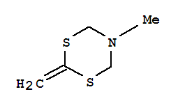 4H-1,3,5-dithiazine,dihydro-5-methyl-2-methylene-(9ci) Structure,301151-28-0Structure