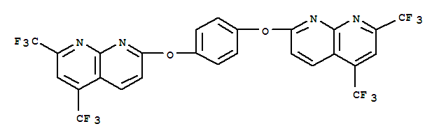 1,8-Naphthyridine,2,2-[1,4-phenylenebis(oxy)]bis[5,7-bis(trifluoromethyl)-(9ci) Structure,303996-42-1Structure