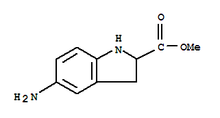 1H-indole-2-carboxylicacid,5-amino-2,3-dihydro-,methylester(9ci) Structure,312306-20-0Structure