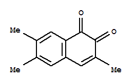 1,2-Naphthoquinone, 3,6,7-trimethyl-(8ci) Structure,32249-79-9Structure