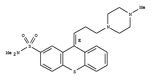 Trans-thiothixene Structure,3313-27-7Structure