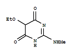 4,6(1H,5h)-pyrimidinedione,5-ethoxy-2-(methylamino)-(9ci) Structure,344298-07-3Structure