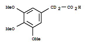 (3,4,5-Trimethoxyphenyl)acetic-2,2-d2 acid Structure,344299-45-2Structure