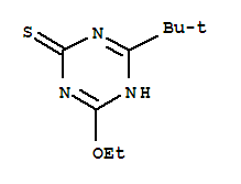 1,3,5-Triazine-2(1h)-thione,4-(1,1-dimethylethyl)-6-ethoxy-(9ci) Structure,34747-80-3Structure