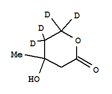 (±)-mevalonolactone-4,4,5,5-d4 Structure,349553-98-6Structure