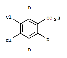 3,4-Dichlorobenzoic-d3 acid Structure,350818-53-0Structure