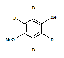 4-Methoxytoluene-2,3,5,6-d4 Structure,350818-57-4Structure