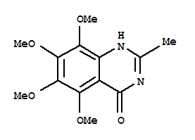 4(1H)-quinazolinone, 5,6,7,8-tetramethoxy-2-methyl-(9ci) Structure,35241-22-6Structure