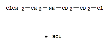 Bis(2-chloroethyl)-1,1,2,2-d4-amine hcl Structure,352431-06-2Structure