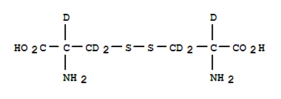 Dl-cystine-2,2’,3,3,3’,3’,d6 Structure,352431-53-9Structure