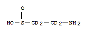 2-Aminoethane-d4-sulfinic acid Structure,352438-83-6Structure