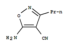 4-Isoxazolecarbonitrile,5-amino-3-propyl-(9ci) Structure,35261-02-0Structure