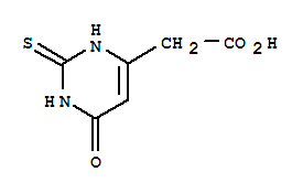 4-Pyrimidineacetic acid, 1,2,3,6-tetrahydro-6-oxo-2-thioxo-(9ci) Structure,35978-12-2Structure