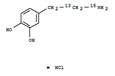 2-(3,4-Dihydroxyphenyl)ethyl-1-13c-amine-15n hcl Structure,369656-74-6Structure