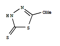 1,3,4-Thiadiazole-2(3h)-thione, 5-methoxy- Structure,37158-90-0Structure