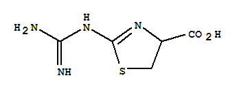 4-Thiazolecarboxylicacid,2-[(aminoiminomethyl)amino]-4,5-dihydro-(9ci) Structure,37168-70-0Structure