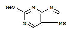 1H-purine, 2-methoxy-(9ci) Structure,37432-20-5Structure