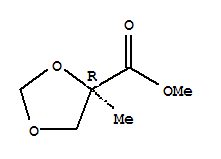 1,3-Dioxolane-4-carboxylicacid,4-methyl-,methylester,(4r)-(9ci) Structure,401480-03-3Structure