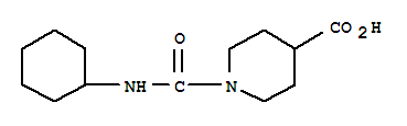 4-Piperidinecarboxylicacid,1-[(cyclohexylamino)carbonyl]-(9ci) Structure,401581-26-8Structure