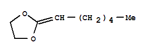 1,3-Dioxolane, 2-hexylidene- Structure,408538-36-3Structure