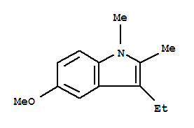 1H-indole,3-ethyl-5-methoxy-1,2-dimethyl-(9ci) Structure,412284-09-4Structure