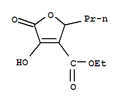 3-Furancarboxylic acid, 2,5-dihydro-4-hydroxy-5-oxo-2-propyl-, ethyl ester (9ci) Structure,412299-21-9Structure