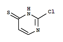 4(1H)-pyrimidinethione, 2-chloro-(9ci) Structure,41393-86-6Structure