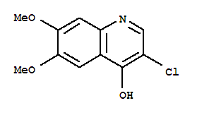 4-Quinolinol, 3-chloro-6,7-dimethoxy- Structure,426843-15-4Structure