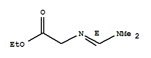 Glycine, n-[(dimethylamino)methylene]-, ethyl ester, [n(e)]-(9ci) Structure,428507-28-2Structure