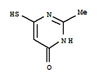 4(1H)-pyrimidinone, 6-mercapto-2-methyl-(9ci) Structure,42956-80-9Structure