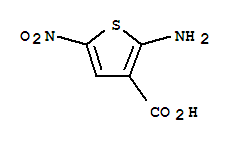 3-Thiophenecarboxylicacid,2-amino-5-nitro-(9ci) Structure,43028-52-0Structure