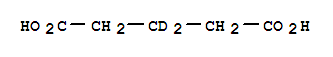 Pentanedioic-3,3-d2 acid Structure,43087-19-0Structure