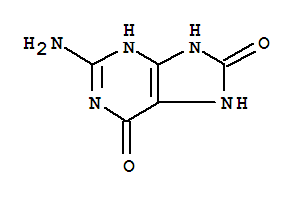 1H-purine-6,8-dione, 2-amino-7,9-dihydro-, radical ion(1+) (9ci) Structure,433302-82-0Structure