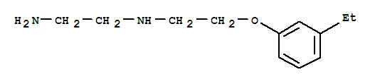 1,2-Ethanediamine,n-[2-(3-ethylphenoxy)ethyl]-(9ci) Structure,435284-81-4Structure