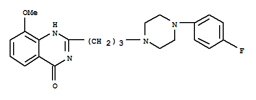 4(1H)-quinazolinone, 2-[3-[4-(4-fluorophenyl)-1-piperazinyl]propyl]-8-methoxy-(9ci) Structure,437996-53-7Structure