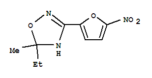 1,2,4-Oxadiazole,5-ethyl-2,5-dihydro-5-methyl-3-(5-nitro-2-furanyl)-(9ci) Structure,438622-37-8Structure