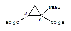 1,2-Cyclopropanedicarboxylicacid,1-(acetylamino)-,(1r,2s)-rel-(9ci) Structure,446879-45-4Structure