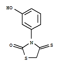 2-Thiazolidinone, 3-(3-hydroxyphenyl)-4-thioxo- Structure,447426-14-4Structure