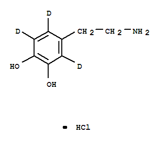 2-(3,4-Dihydroxyphenyl-d3)ethylamine hcl Structure,53587-30-7Structure