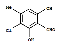 3-Chloro-2,6-dihydroxy-4-methylbenzaldehyde Structure,57074-21-2Structure