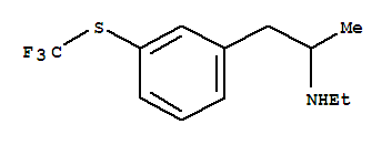 N-ethyl-1-[3-(trifluoromethylsulfanyl)phenyl]propan-2-amine Structure,59173-25-0Structure