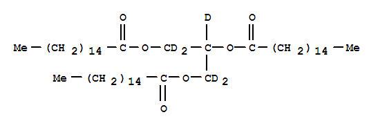 Glyceryl-d5 trihexadecanoate Structure,60763-98-6Structure