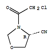 4-Oxazolidinecarbonitrile, 3-(chloroacetyl)-, (4r)-(9ci) Structure,637018-78-1Structure