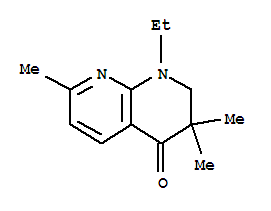 1,8-Naphthyridin-4(1h)-one,1-ethyl-2,3-dihydro-3,3,7-trimethyl-(9ci) Structure,640730-87-6Structure