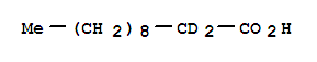 Undecanoic-2,2-d2 acid Structure,64118-43-0Structure